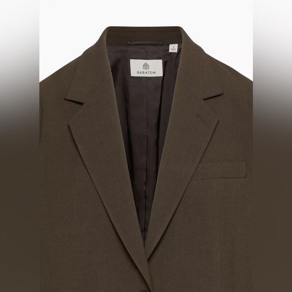 ARITZIA New Vogue Rich Cocoa Oversized Blazer - Picture 7 of 16